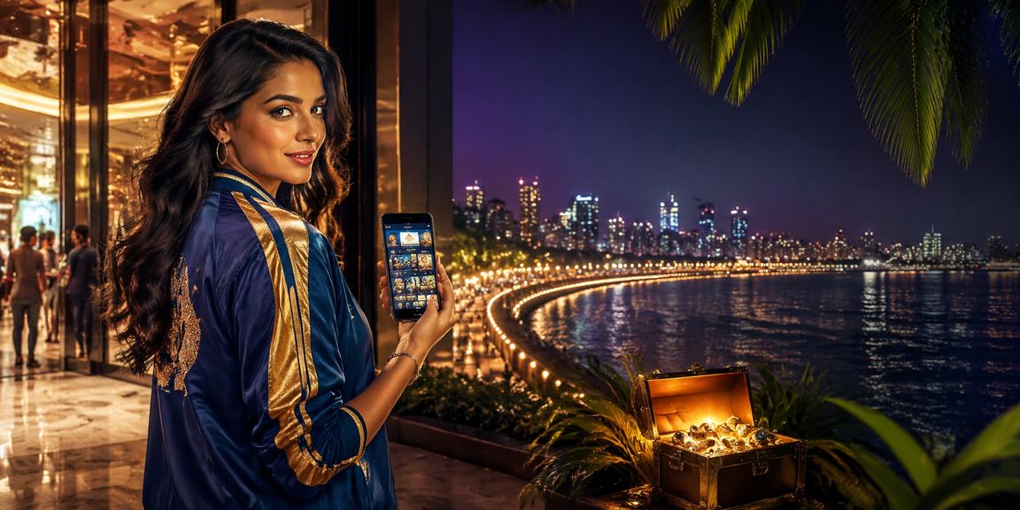 Mumbai Marine Drive cricket fans enjoying sports betting on mobile